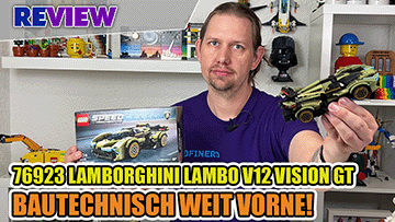 Mal ein anderes Bauerlebnis! Lamborghini Lambo V12 Gision GT LEGO® Review 76923