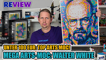 Mosaik-MOC: Walter White aus Breaking Bad aus Blumen! LEGO® 31207