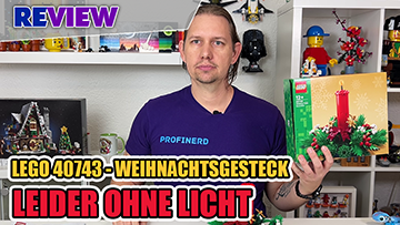 LEGO® Weihnachts Deko: Der Adventskranz 🎄Review 40473