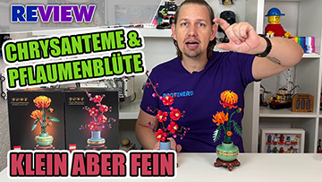 TOP-Topfpflanzen 🪴 für schmales Geld! Chrysantheme und Pflaumenblüte: LEGO® 10368 + 10369 Review