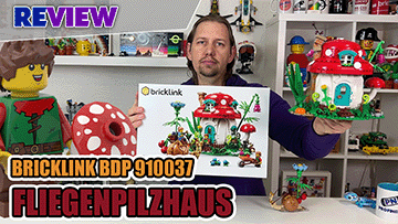 Mushroom House 🍄 Pilzhaus von Jonas Kramm: BrickLink Designer Program #2 910037 Review