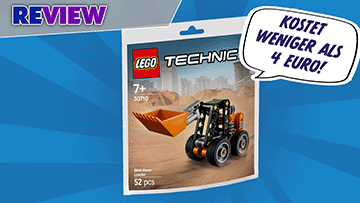 TECHNIC Polybag genau so gut wie 10 Euro Baggerlader? Review 30710