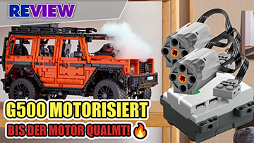 Mororisiert! Bis der Motor qualmt! LEGO Mercedes-Benz G 500 PROFESSIONAL Line 42177